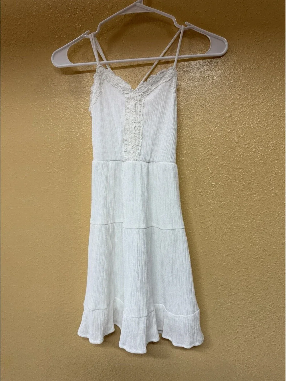 Art & Class Girls White Dress Size Small 6/6x
